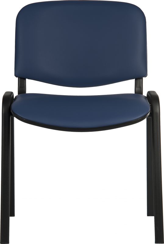 CONFERENCE SIDE CHAIR PU BLUE OFFICE CHAIR Home office chairs CasaFenix