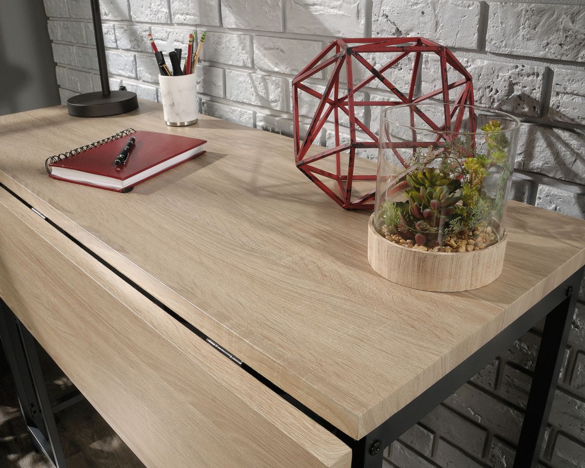 INDUSTRIAL STYLE HIGH WORK TABLE WITH FLIP EXTENSION CasaFenix