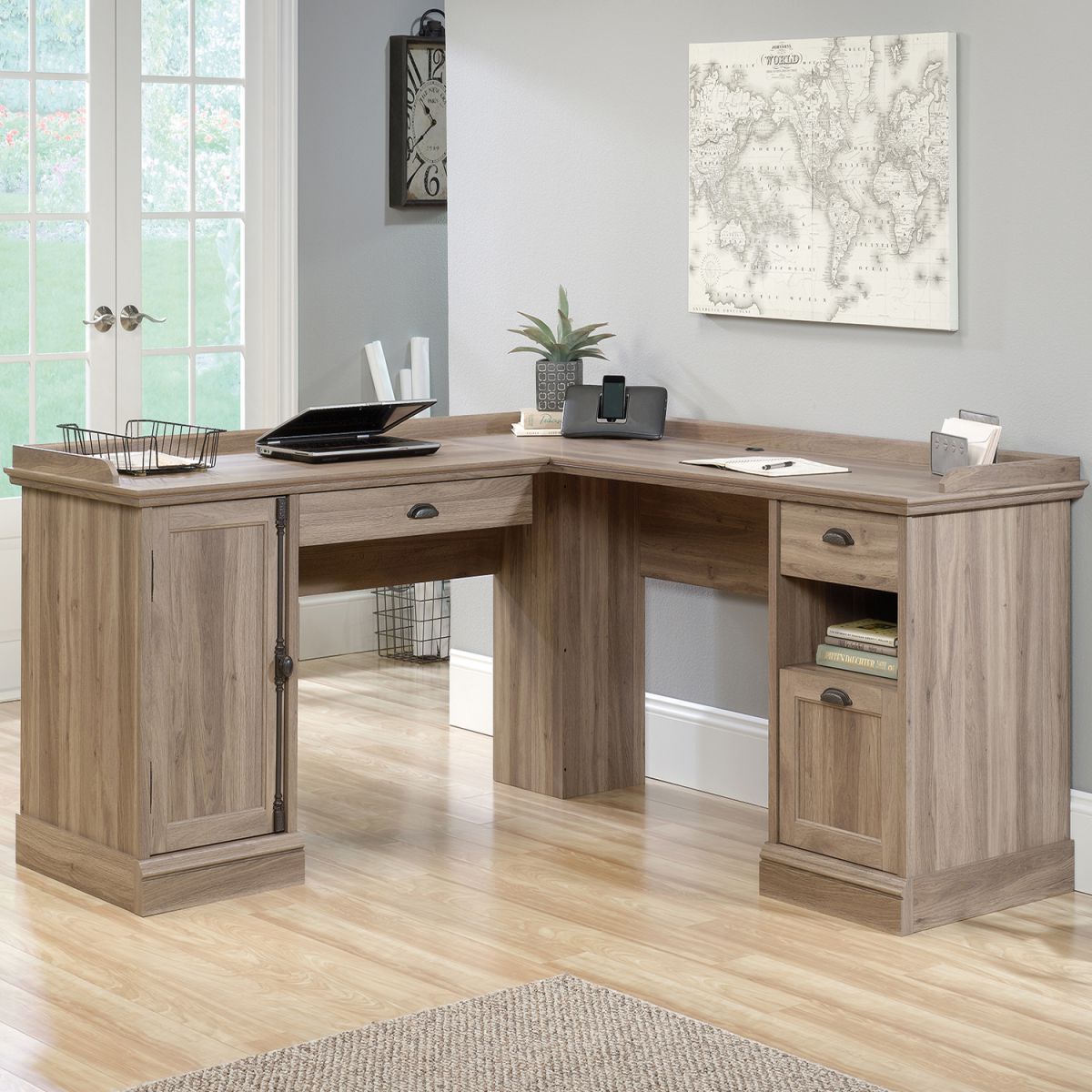 BARRISTER HOME L-SHAPED DESK CasaFenix