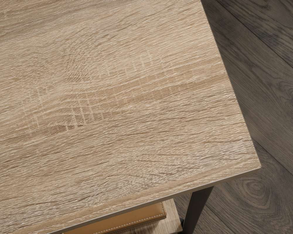 INDUSTRIAL STYLE L-SHAPED CHARTER OAK DESK CasaFenix