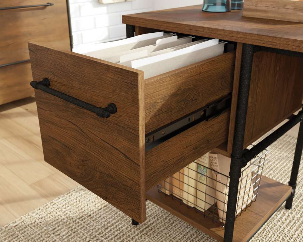 IRON FOUNDRY DOUBLE PEDESTAL DESK CasaFenix