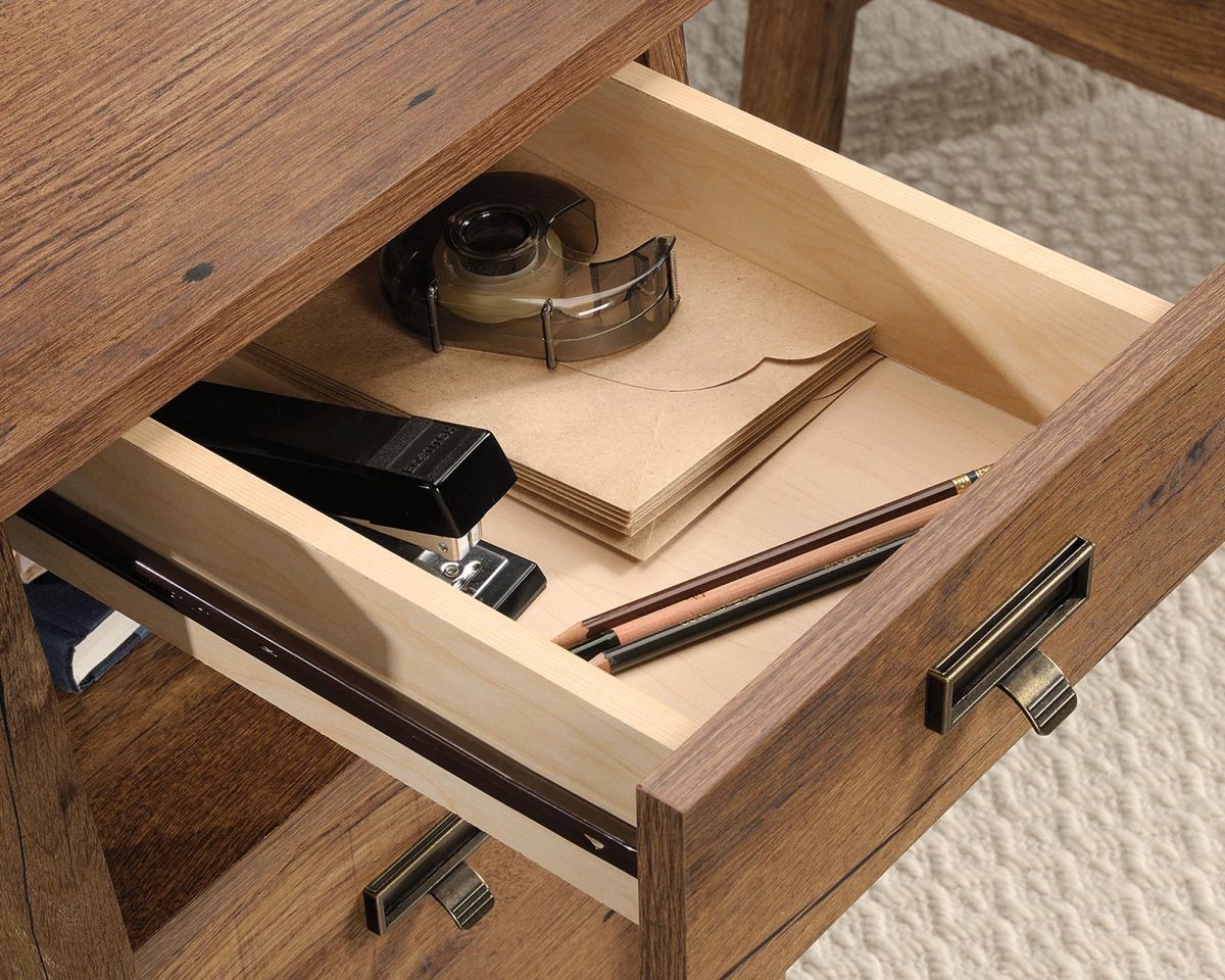 EXECUTIVE TRESTLE DESK VINTAGE OAK CasaFenix