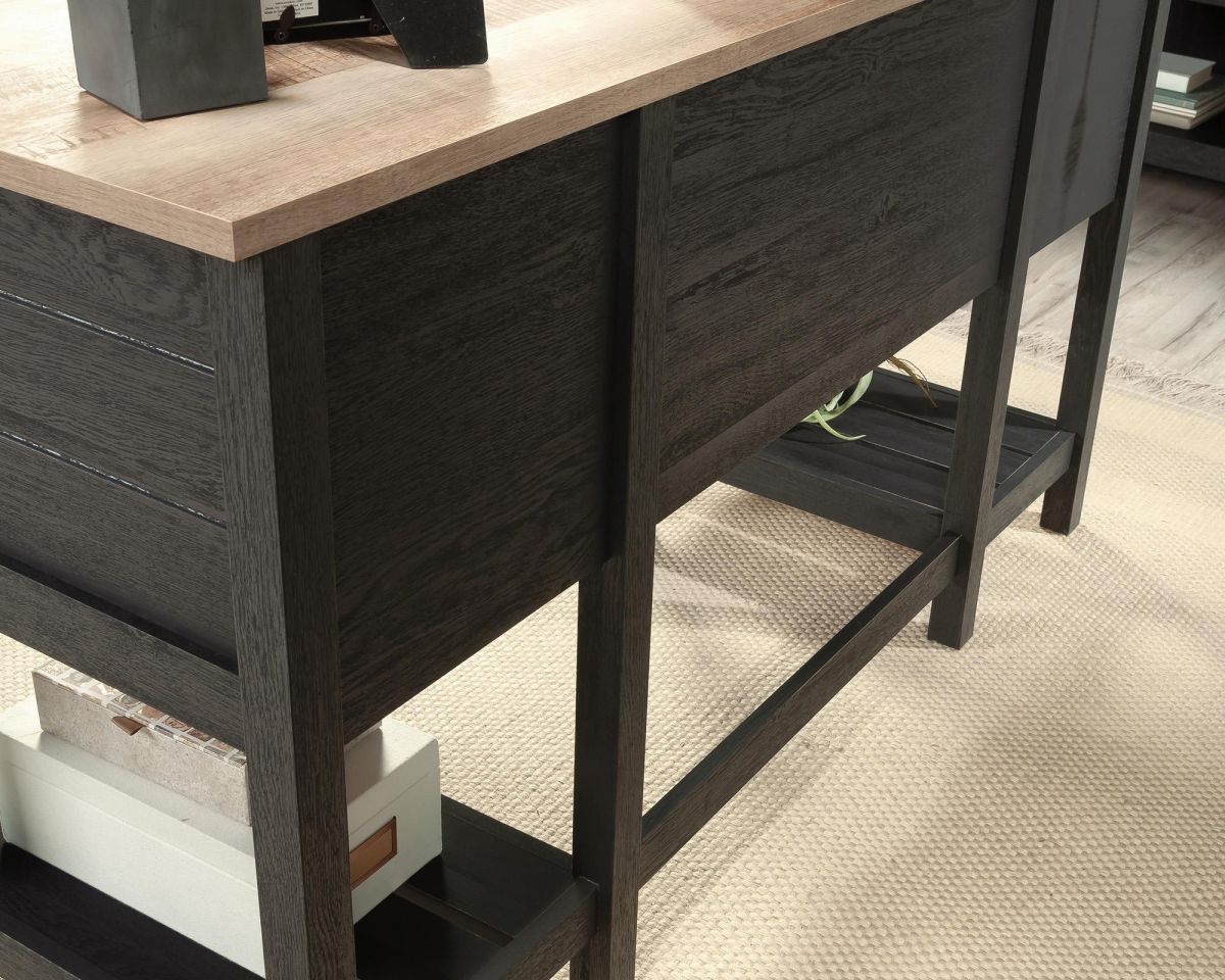 Copy of SHAKER STYLE L-SHAPED DESK RAVEN OAK CasaFenix