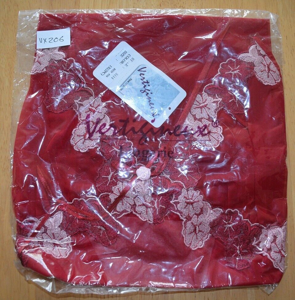 Brand New Lingerie VX Intimate Red Babydoll + Lace + G-string Size Medium. 5114 VX257 Clothes, Shoes & Accessories:Women:Women's Clothing:Lingerie & Nightwear:Nightwear CasaFenix