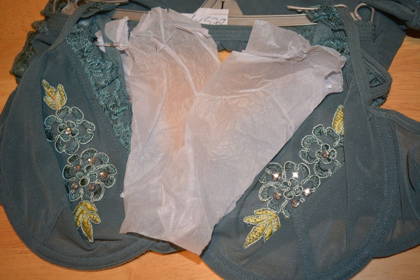 Bnwt Vertigineux Teal Sexy Two Piece Set Bra Boyshorts Size Large (1009) Clothes, Shoes & Accessories:Specialty:Erotic Clothing:Women's Underwear:Bras & Bra Sets CasaFenix