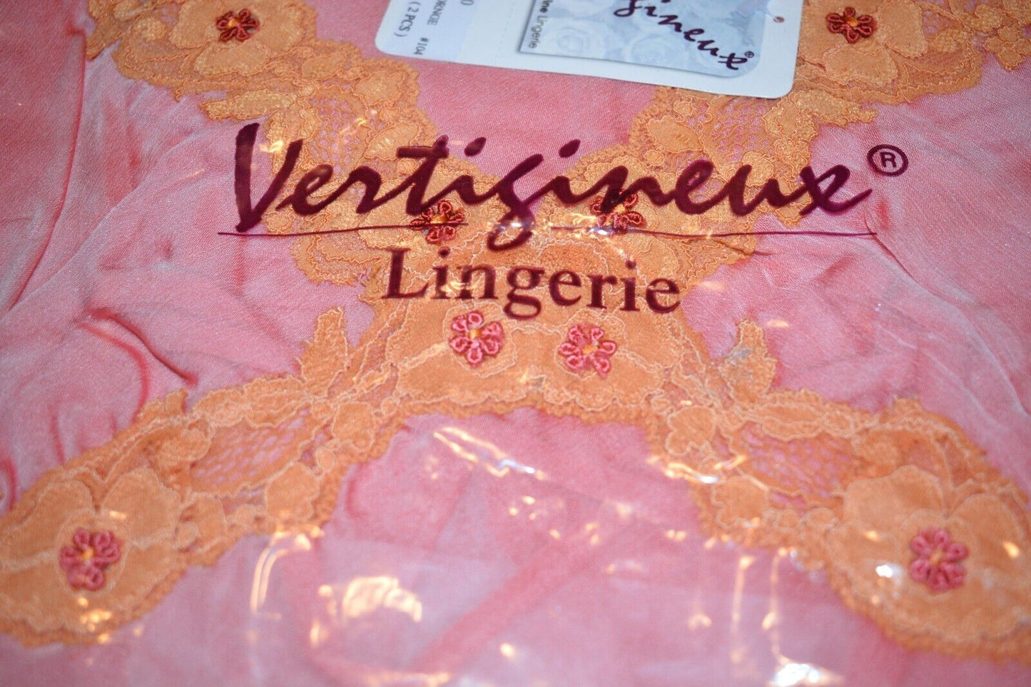 New VX Intimate Chiffon Mauve Orang Babydoll + G-string Size Medium 5070 Clothes, Shoes & Accessories:Women:Women's Clothing:Lingerie & Nightwear:Nightwear CasaFenix