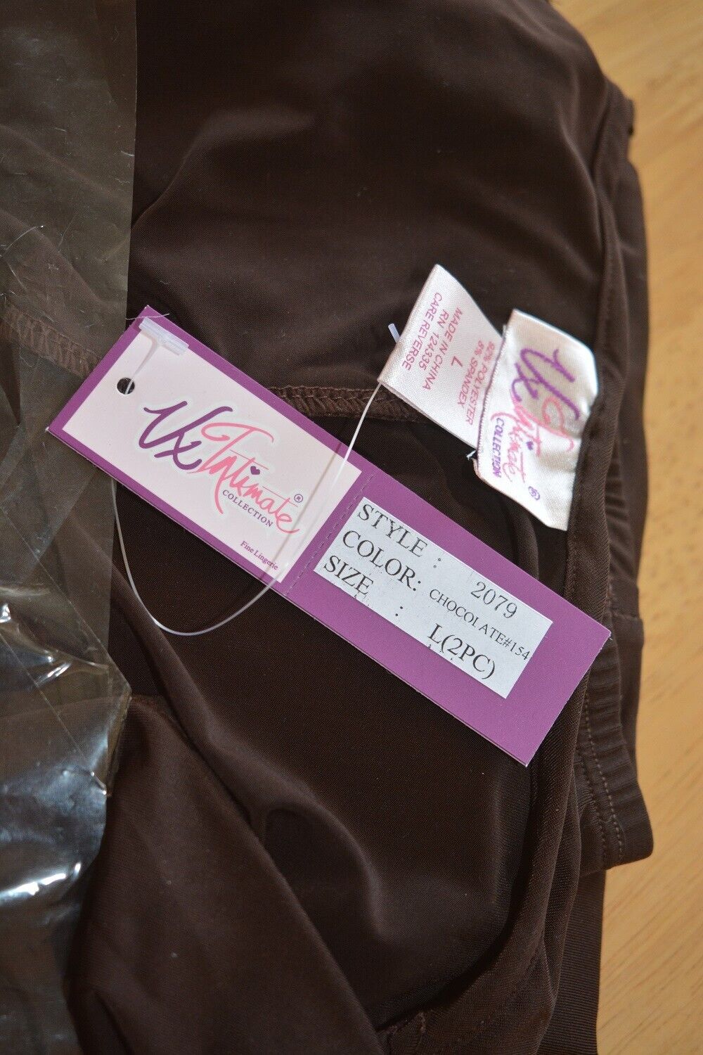 Brand New Lingerie VX Intimate Chocolate Soft Pajamas PJ Size Large. (2079) Clothes, Shoes & Accessories:Women:Women's Clothing:Lingerie & Nightwear:Nightwear CasaFenix