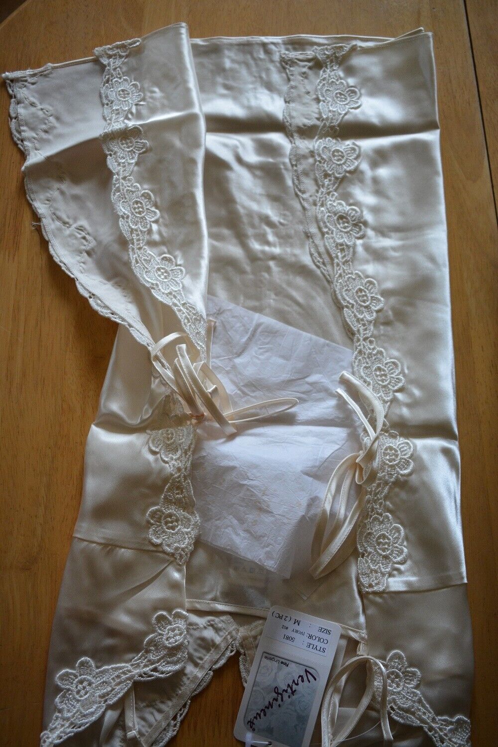 New Sexy VX Intimate Ivory satin & Lace Babydoll + G-String (5081). Size Medium Clothes, Shoes & Accessories:Women:Women's Clothing:Lingerie & Nightwear:Nightwear CasaFenix