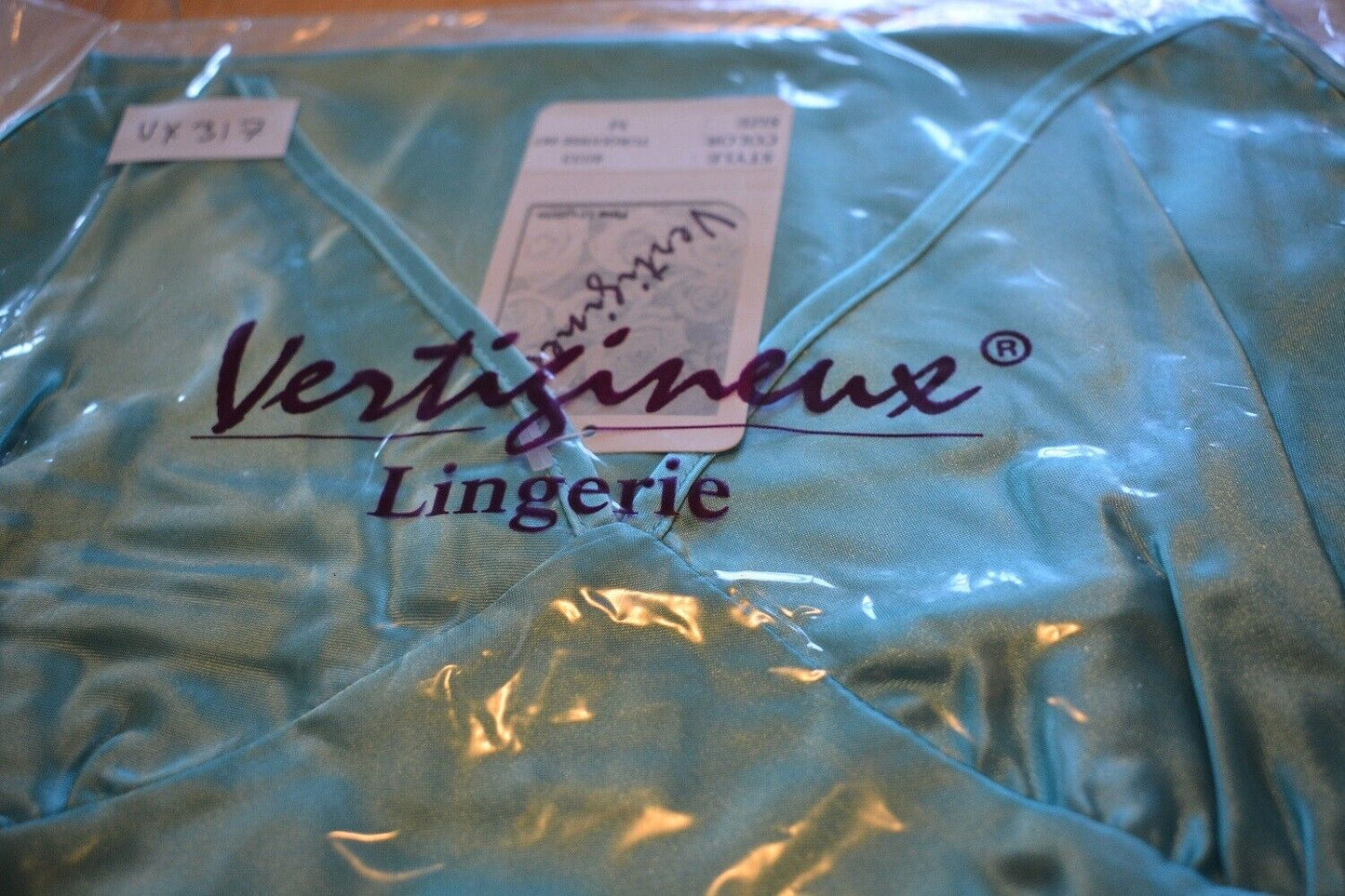 New VX Intimate Turquoise Chemise Metal Moon & Stars Accents Sz Small 4033 Clothes, Shoes & Accessories:Women:Women's Clothing:Lingerie & Nightwear:Nightwear CasaFenix