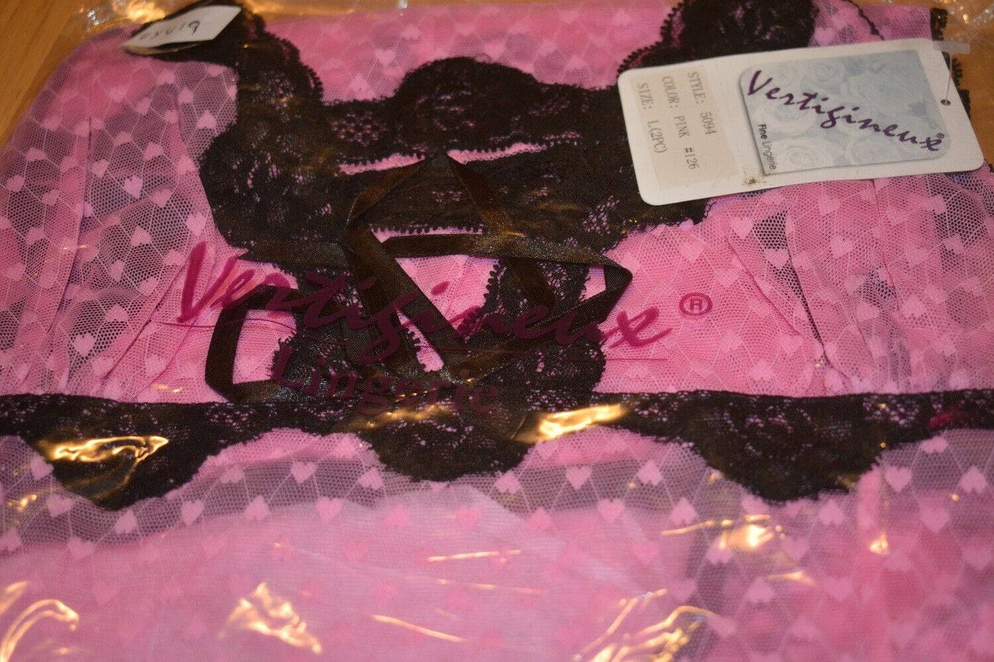 New Lingerie VX Intimate Pink Mesh Babydoll With G-string Size Medium. 5094 Clothes, Shoes & Accessories:Women:Women's Clothing:Lingerie & Nightwear:Nightwear CasaFenix