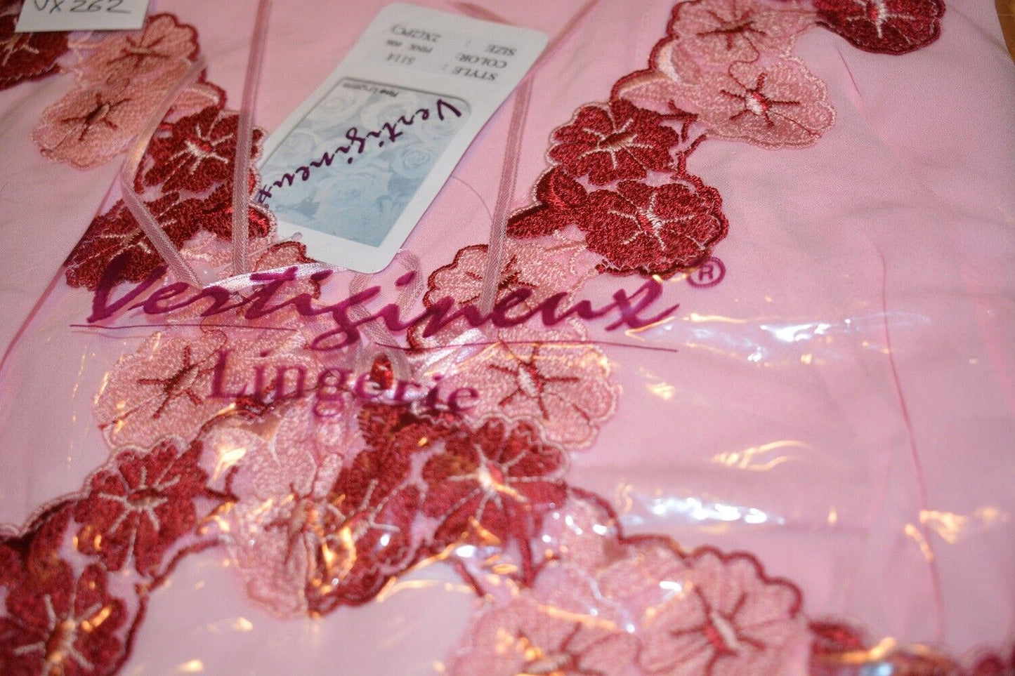 Brand New Lingerie VX Intimate Pink Babydoll + Lace + G-string Size Medium. 5114 VX264 Clothes, Shoes & Accessories:Women:Women's Clothing:Lingerie & Nightwear:Nightwear CasaFenix