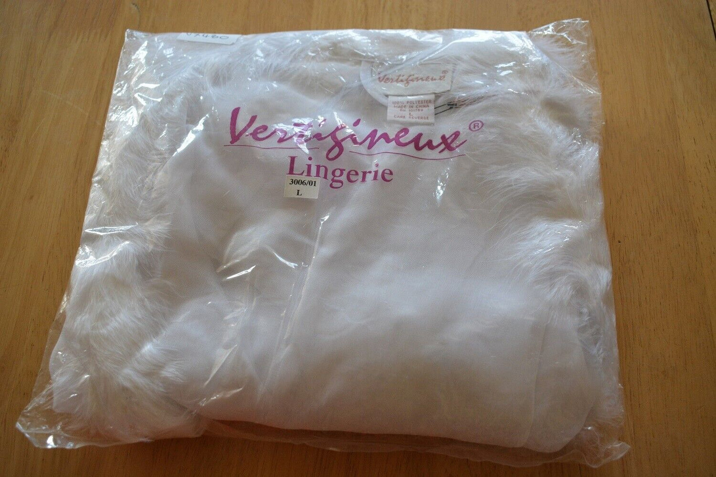 New VX Intimate Long Fluffy WHITE See Through Chiffon Robe Sz Large 3050 Clothes, Shoes & Accessories:Women:Women's Clothing:Lingerie & Nightwear:Nightwear CasaFenix
