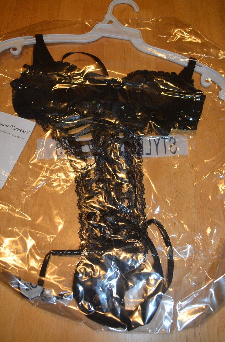 BNWT Elegant Moment One Size Sexy Lace Up Underwire Tiny Micro Sexy Teddy (7153) Clothes, Shoes & Accessories:Specialty:Erotic Clothing:Women's Underwear:Bodies & Catsuits CasaFenix