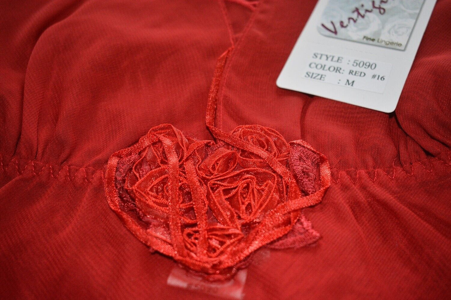 New Lingerie VX Intimate Bright Red Sheer Babydoll + G-string Size Small. 5090 Clothes, Shoes & Accessories:Women:Women's Clothing:Lingerie & Nightwear:Nightwear CasaFenix