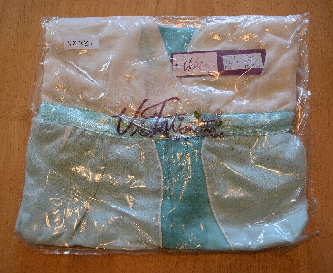 Brand New Lingerie VX Intimate Ivory Blue Babydoll With G-string Size 2XL. 5207 Clothes, Shoes & Accessories:Women:Women's Clothing:Lingerie & Nightwear:Nightwear CasaFenix