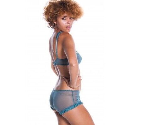Bnwt Vertigineux Teal Sexy Two Piece Set Bra Boyshorts Size Large (1009) Clothes, Shoes & Accessories:Specialty:Erotic Clothing:Women's Underwear:Bras & Bra Sets CasaFenix