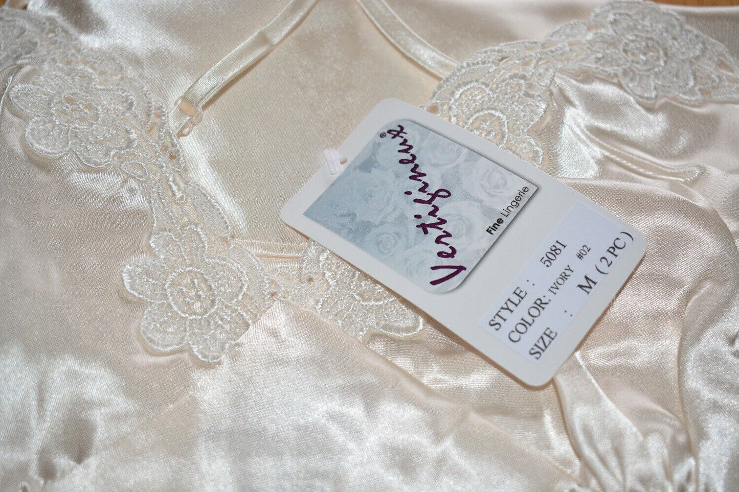 New Sexy VX Intimate Ivory satin & Lace Babydoll + G-String (5081). Size Medium Clothes, Shoes & Accessories:Women:Women's Clothing:Lingerie & Nightwear:Nightwear CasaFenix