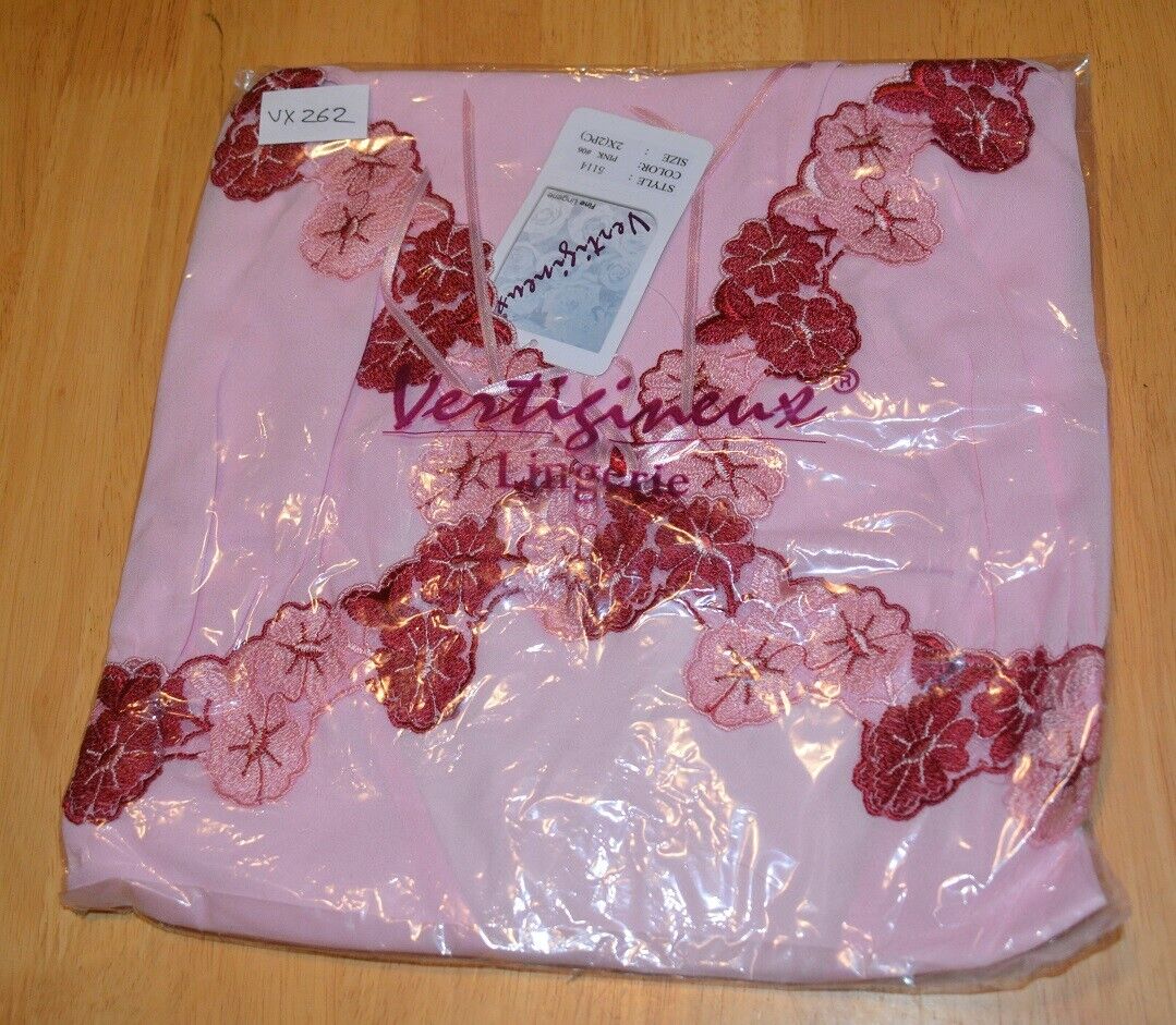 Brand New Lingerie VX Intimate Pink Babydoll + Lace + G-string Size Medium. 5114 VX264 Clothes, Shoes & Accessories:Women:Women's Clothing:Lingerie & Nightwear:Nightwear CasaFenix
