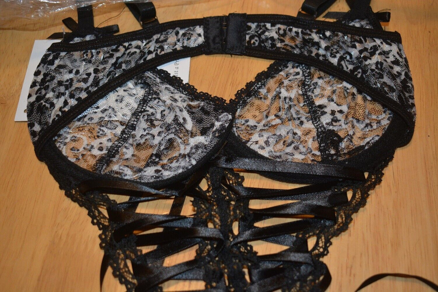 BNWT Elegant Moment Erotic One Size Animal Print Tiny Lace Up Teddy (7613) Clothes, Shoes & Accessories:Specialty:Erotic Clothing:Women's Underwear:Bodies & Catsuits CasaFenix