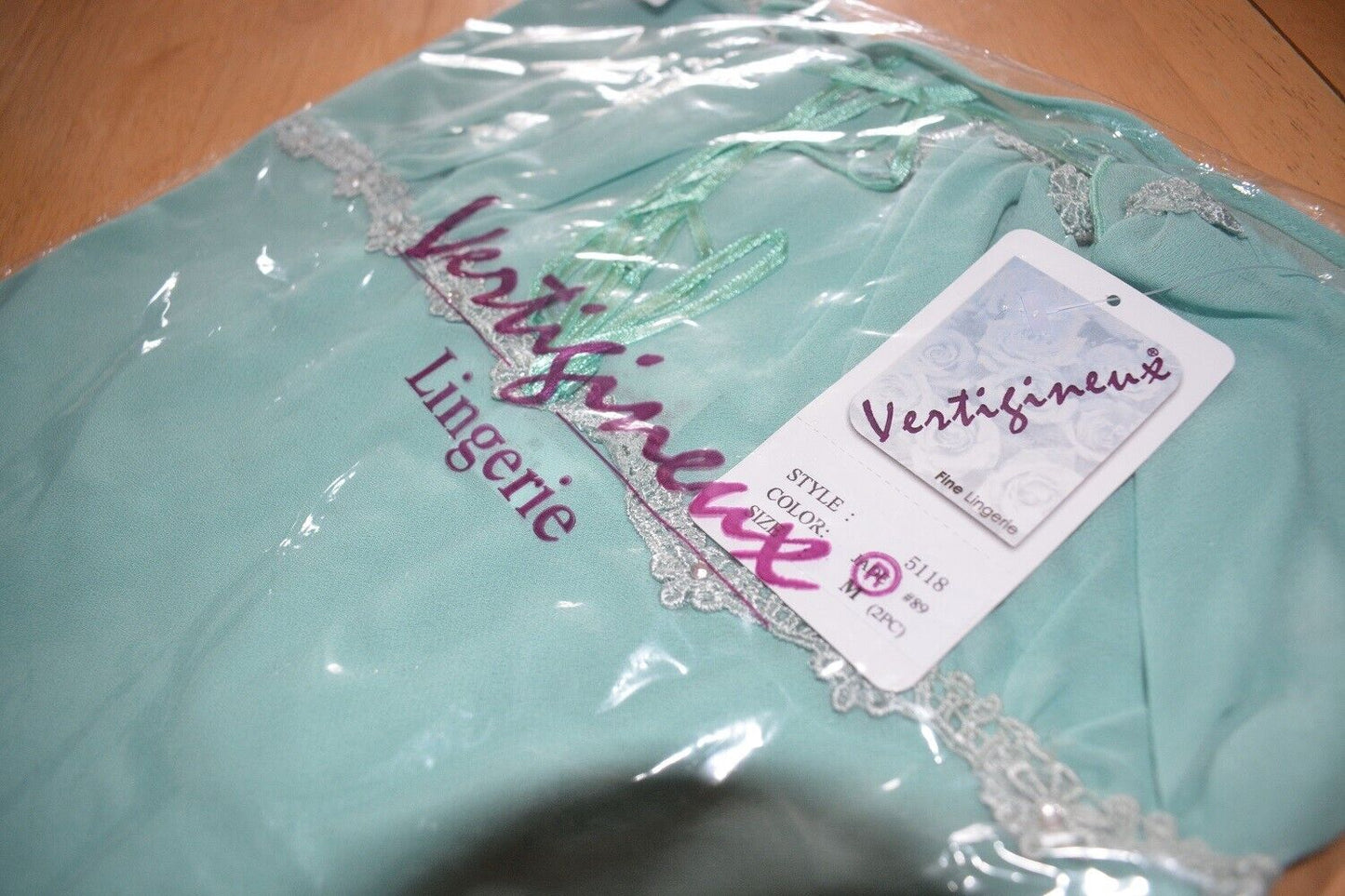 New Lingerie VX Intimate Jade Babydoll With G-string Size Medium. 5118 Clothes, Shoes & Accessories:Women:Women's Clothing:Lingerie & Nightwear:Nightwear CasaFenix