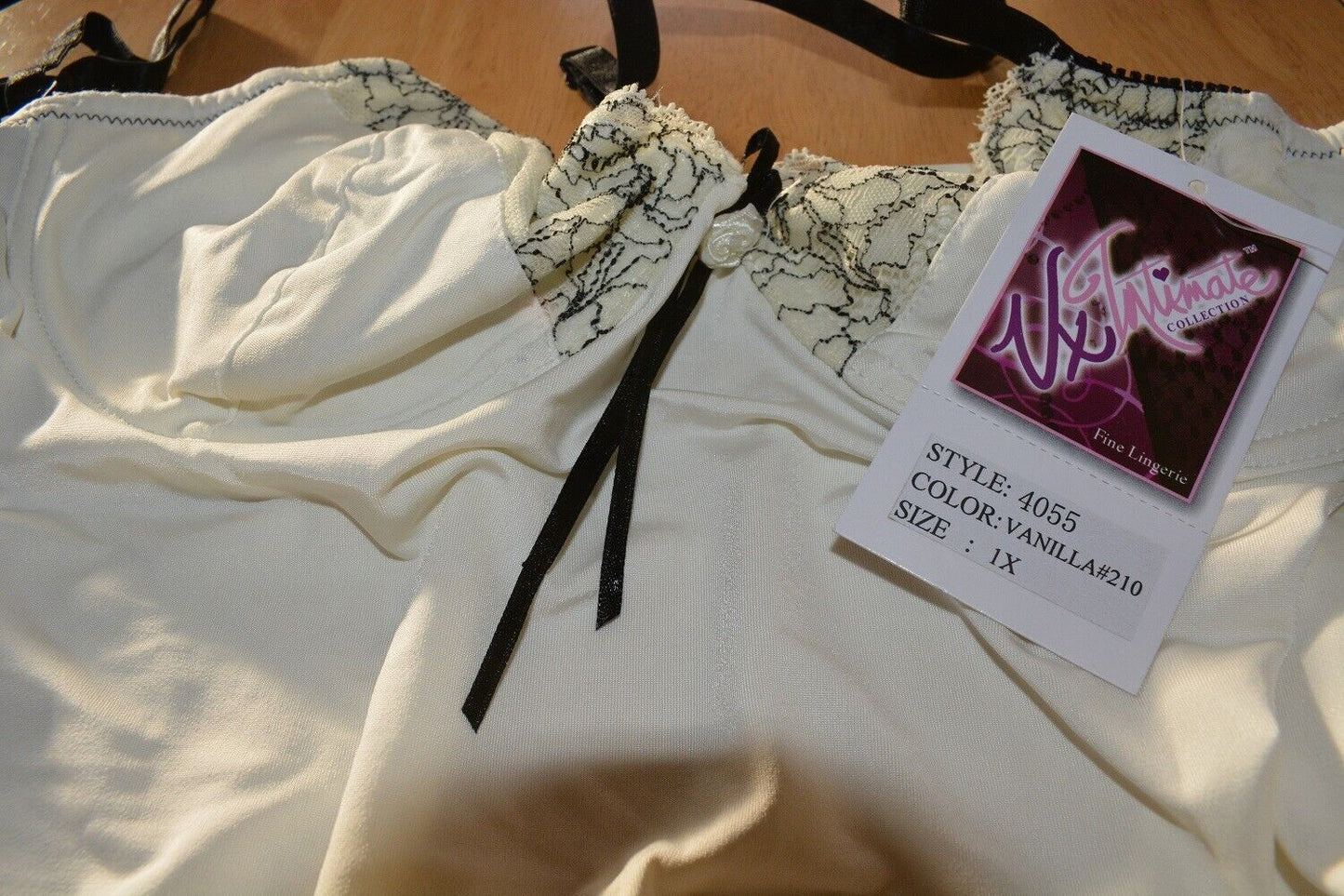 Brand New VX Intimate Vanilla Chemise Size 1XL. Sexy Wired Bra (4055) Clothes, Shoes & Accessories:Women:Women's Clothing:Lingerie & Nightwear:Nightwear CasaFenix