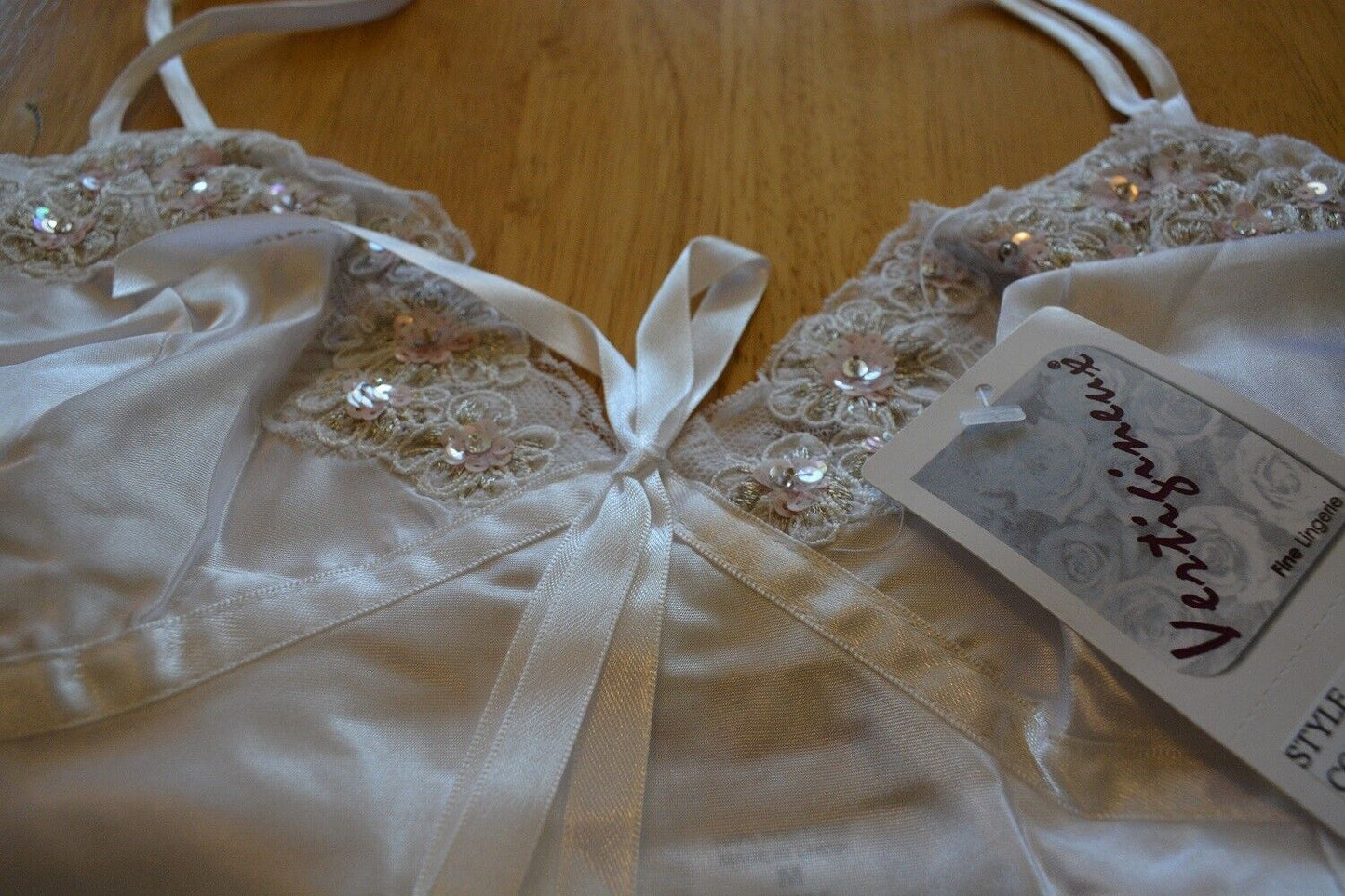 Brand New Lingerie VX Intimate Satin White Chemise Size 1XL 4035 VX80 Clothes, Shoes & Accessories:Women:Women's Clothing:Lingerie & Nightwear:Nightwear CasaFenix