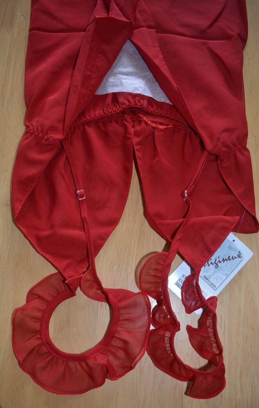 New Lingerie VX Intimate Bright Red Sheer Babydoll + G-string Size Small. 5090 Clothes, Shoes & Accessories:Women:Women's Clothing:Lingerie & Nightwear:Nightwear CasaFenix