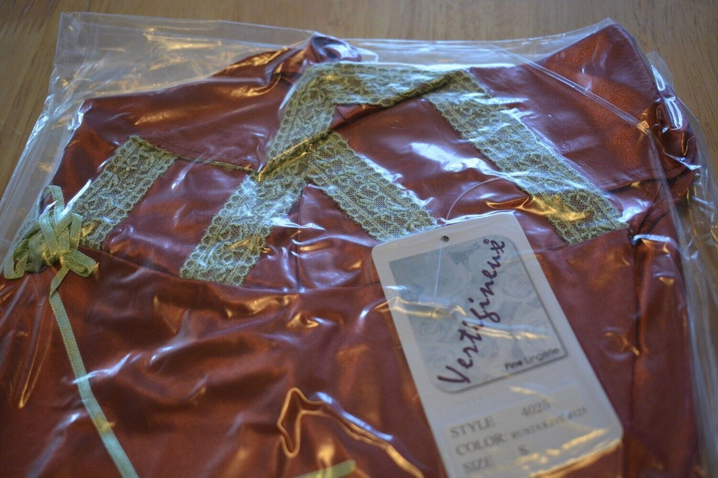 Brand New Lingerie VX Intimate Rust Red Chemise Size Small. (4025) nightdress Clothes, Shoes & Accessories:Women:Women's Clothing:Lingerie & Nightwear:Nightwear CasaFenix