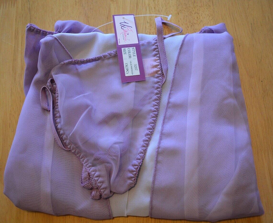 Brand New Lingerie VX Intimate Lilac Babydoll With G-string Size Small. 5207 Clothes, Shoes & Accessories:Women:Women's Clothing:Lingerie & Nightwear:Nightwear CasaFenix