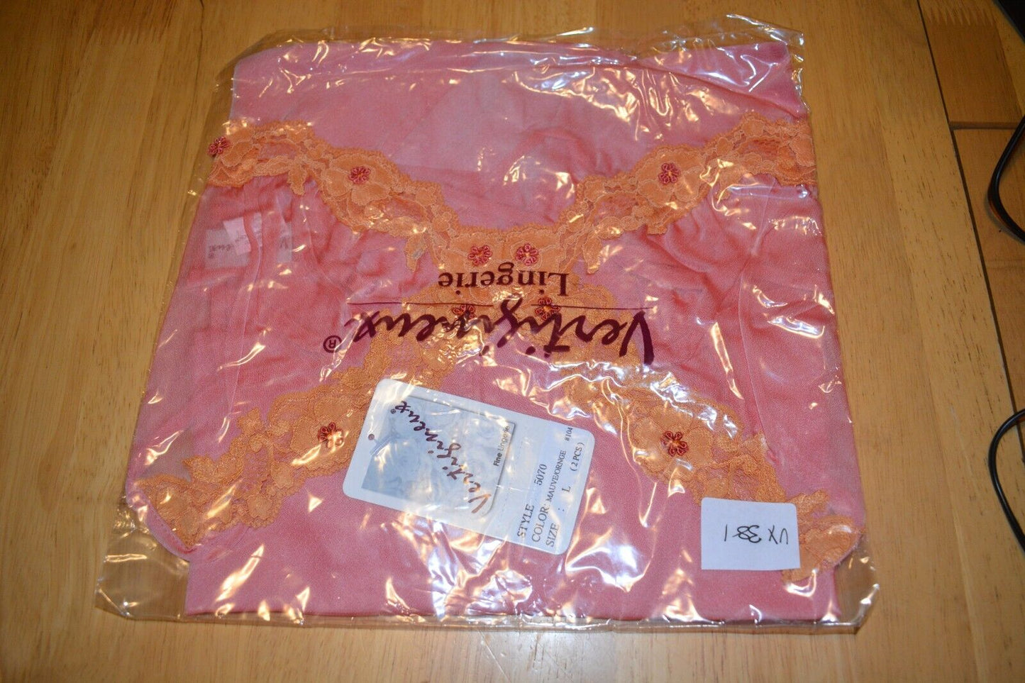 New VX Intimate Chiffon Mauve Orang Babydoll + G-string Size Medium 5070 Clothes, Shoes & Accessories:Women:Women's Clothing:Lingerie & Nightwear:Nightwear CasaFenix