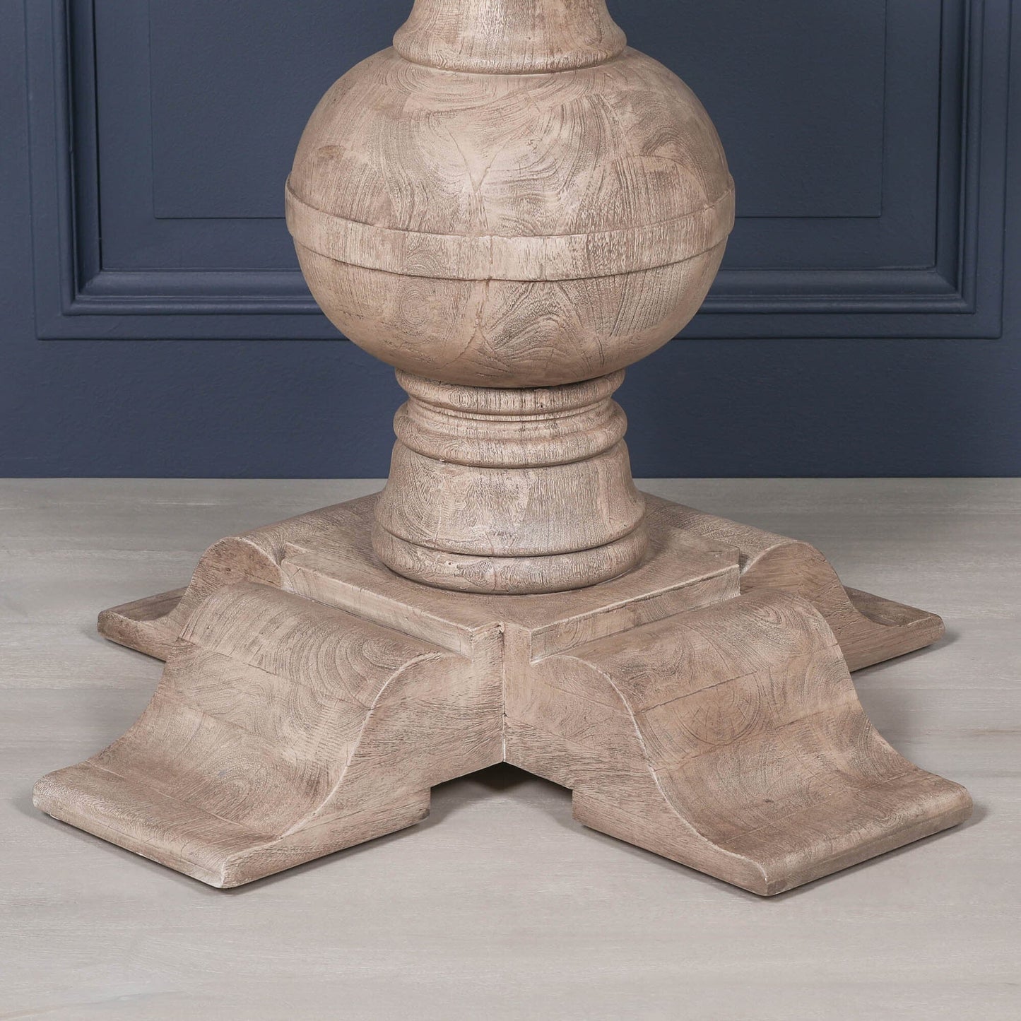 Rustic Acacia Round Ball Dining Table Dining table CasaFenix