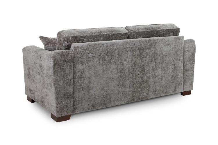 Astrid Plush Button Fabric Sofa in Silver or Slate Grey 2, 3 Seat, 4 Seat Corner Settee Footstool (Copy) Sofa CasaFenix