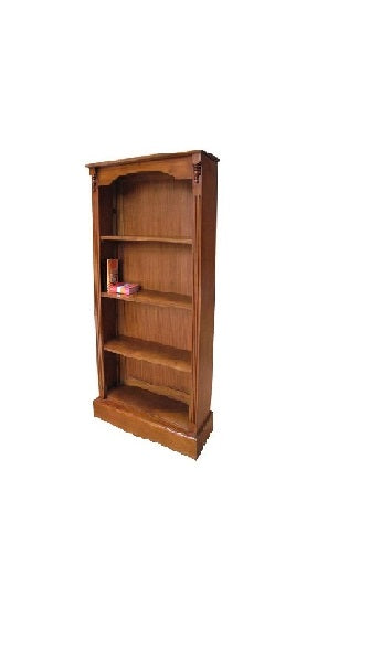 3 Adjustable Shelf Solid Mahogany Victorian Style Bookcase Bookcase CasaFenix