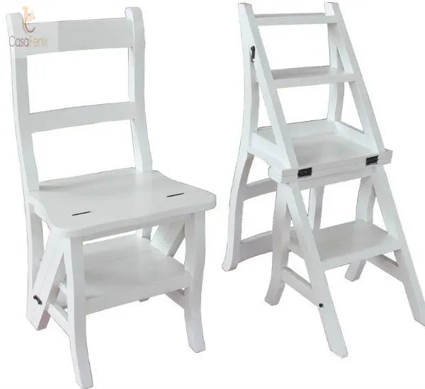 Bedroom Steps Metamorphic Chair Solid Mahogany - CasaFenix