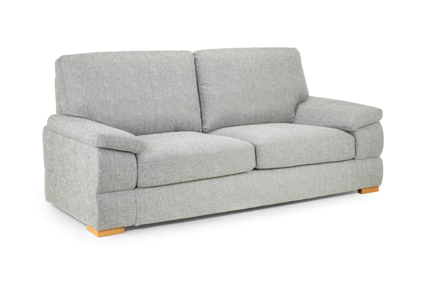 Bento Plush Fabric Sofa in Silver or Charcoal Grey 2, 3 Seat, 4 Seat Corner Settee (Copy) Sofa CasaFenix