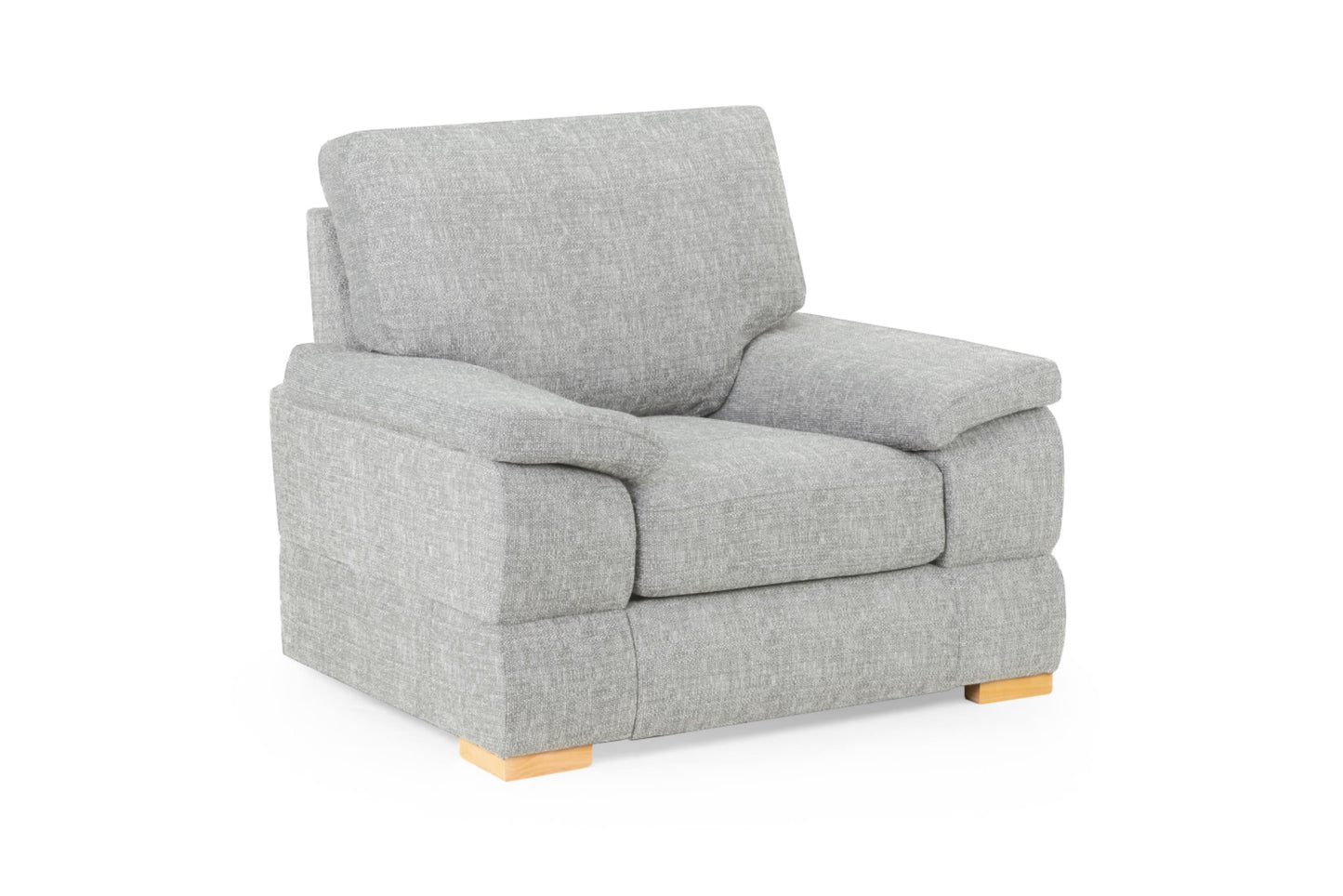 Bento Plush Fabric Sofa in Silver or Charcoal Grey 2, 3 Seat, 4 Seat Corner Settee (Copy) Sofa CasaFenix