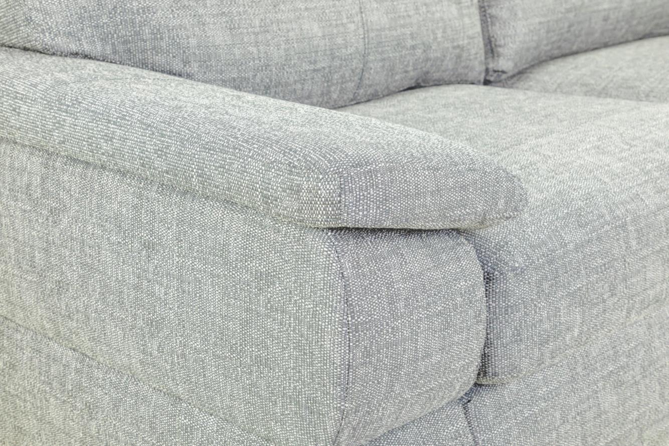 Bento Plush Fabric Sofa in Silver or Charcoal Grey 2, 3 Seat, 4 Seat Corner Settee (Copy) Sofa CasaFenix