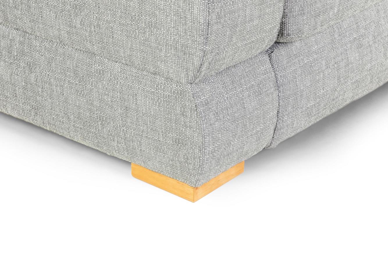 Bento Plush Fabric Sofa in Silver or Charcoal Grey 2, 3 Seat, 4 Seat Corner Settee (Copy) Sofa CasaFenix