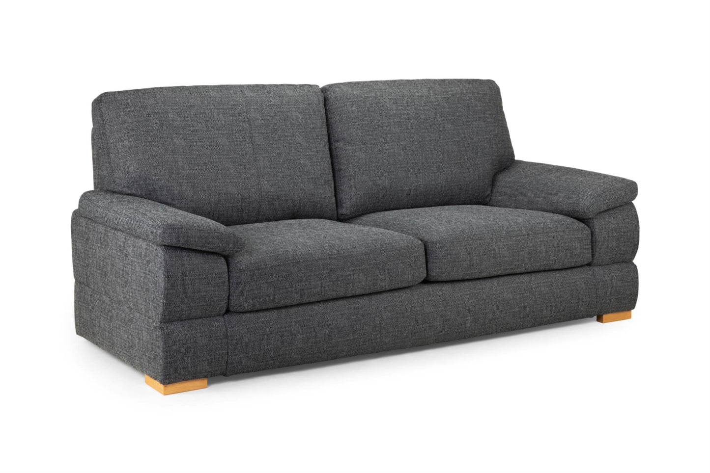 Bento Plush Fabric Sofa in Silver or Charcoal Grey 2, 3 Seat, 4 Seat Corner Settee (Copy) Sofa CasaFenix