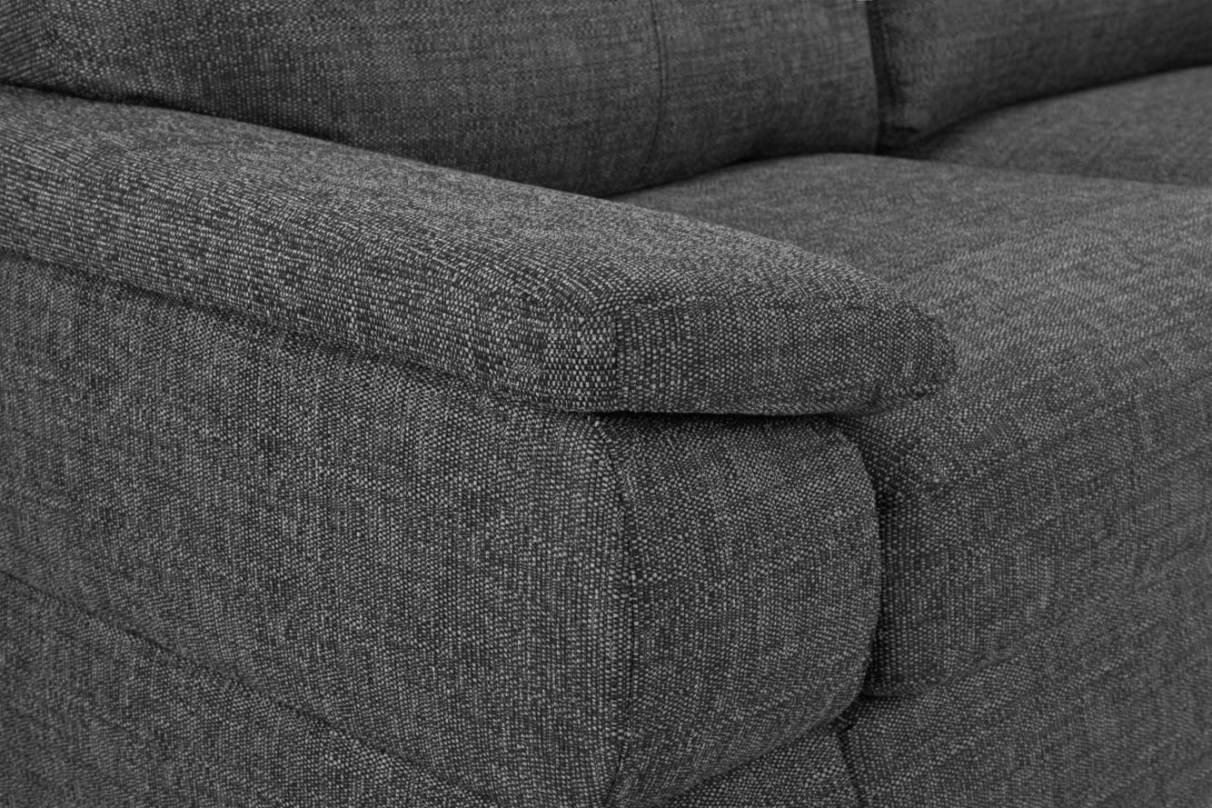 Bento Plush Fabric Sofa in Silver or Charcoal Grey 2, 3 Seat, 4 Seat Corner Settee (Copy) Sofa CasaFenix