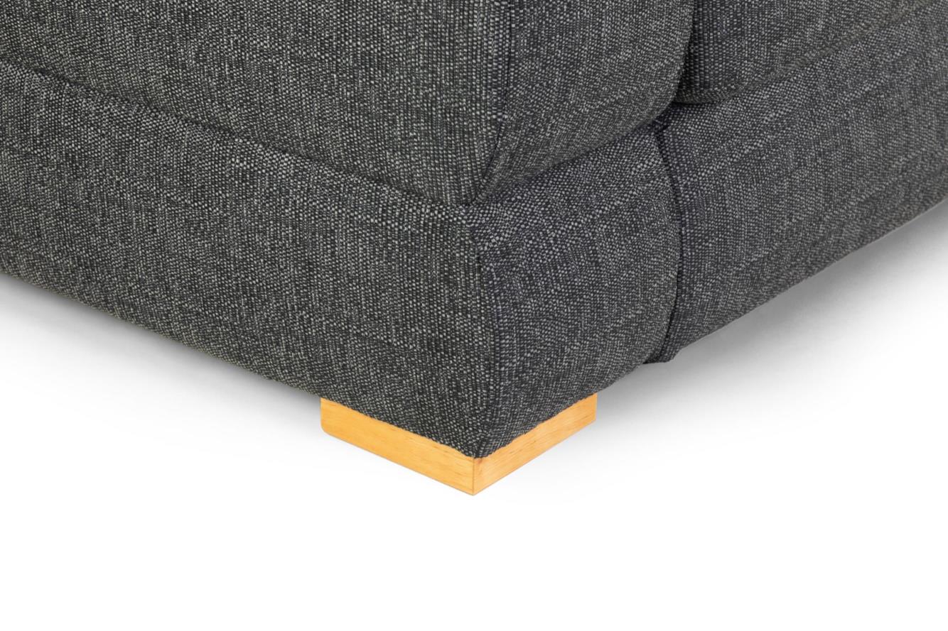 Bento Plush Fabric Sofa in Silver or Charcoal Grey 2, 3 Seat, 4 Seat Corner Settee (Copy) Sofa CasaFenix