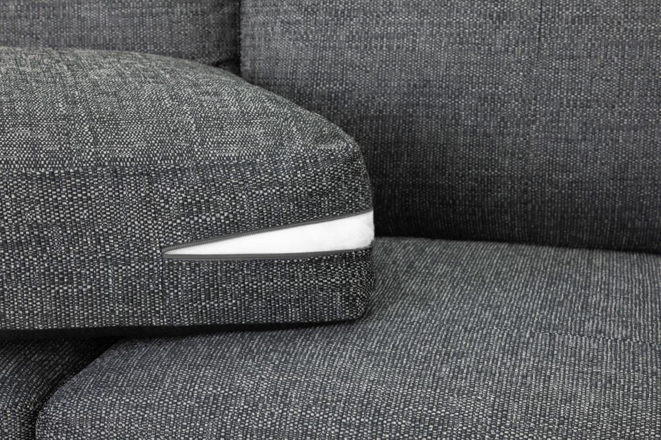Bento Plush Fabric Sofa in Silver or Charcoal Grey 2, 3 Seat, 4 Seat Corner Settee (Copy) Sofa CasaFenix