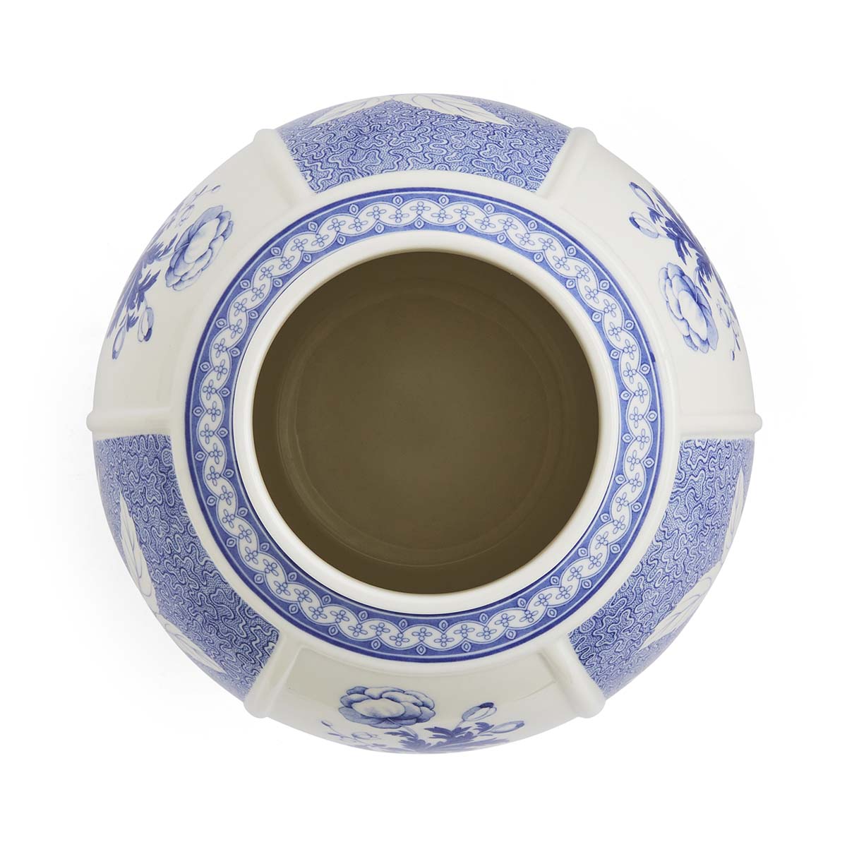 Blue Italian British Flowers Vase – Porcelain Heritage Floral Design dinnerware CasaFenix