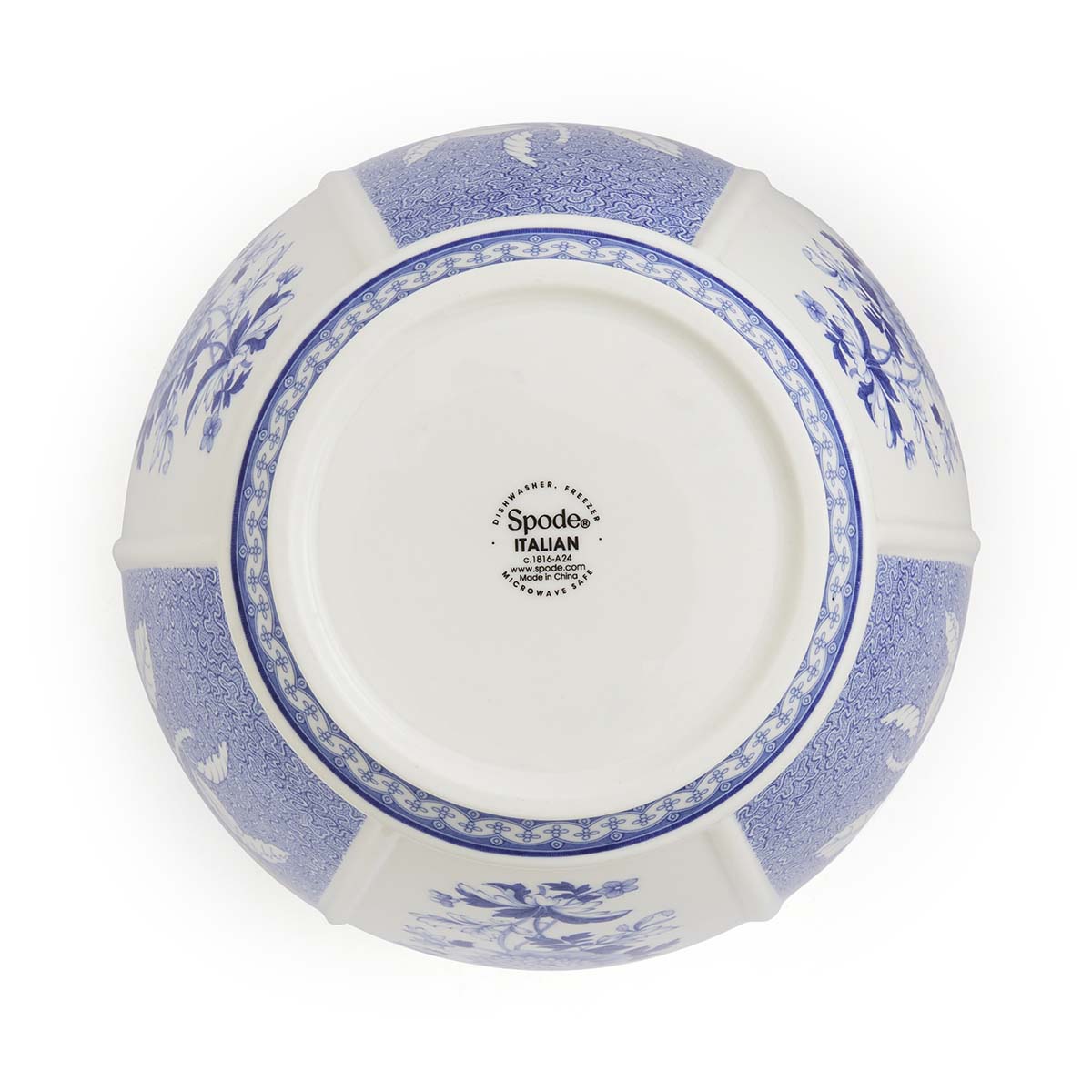 Blue Italian British Flowers Vase – Porcelain Heritage Floral Design dinnerware CasaFenix