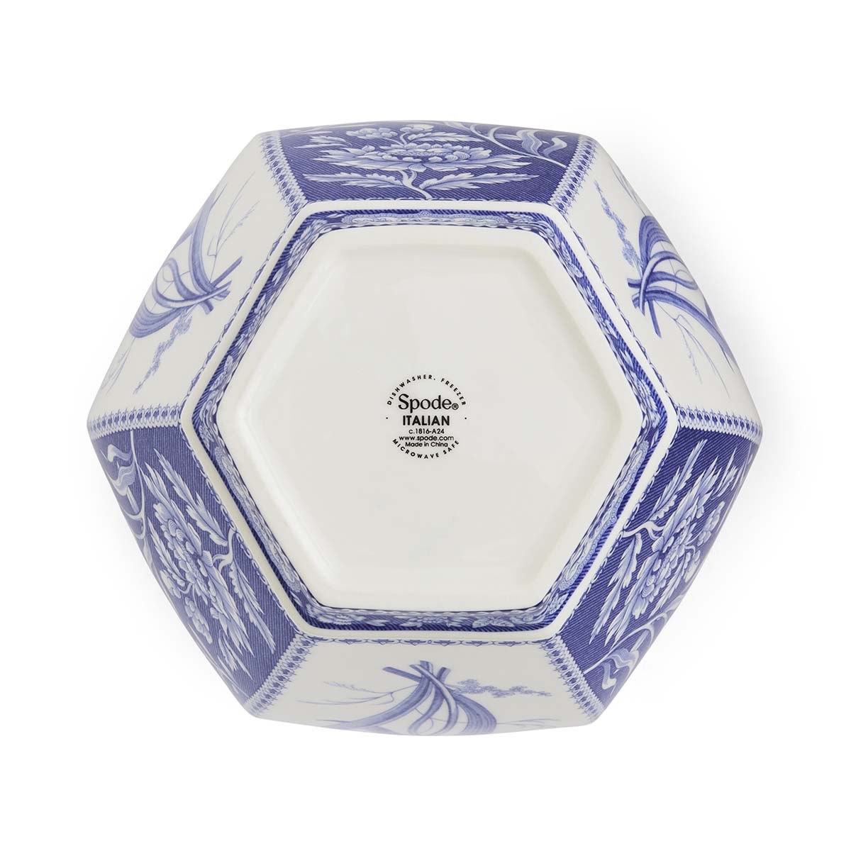 Blue Italian Floral Vase – Porcelain Blue & White Decorative Vase dinnerware CasaFenix