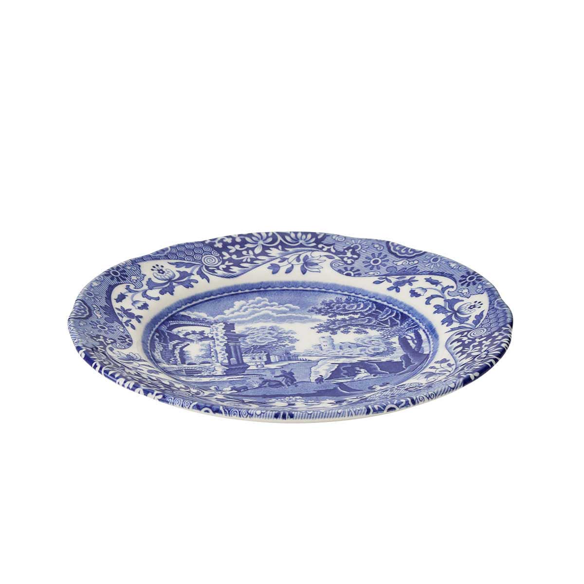 Blue Italian Set of 4 Tea Plates – Porcelain Blue Italian Pattern dinnerware CasaFenix