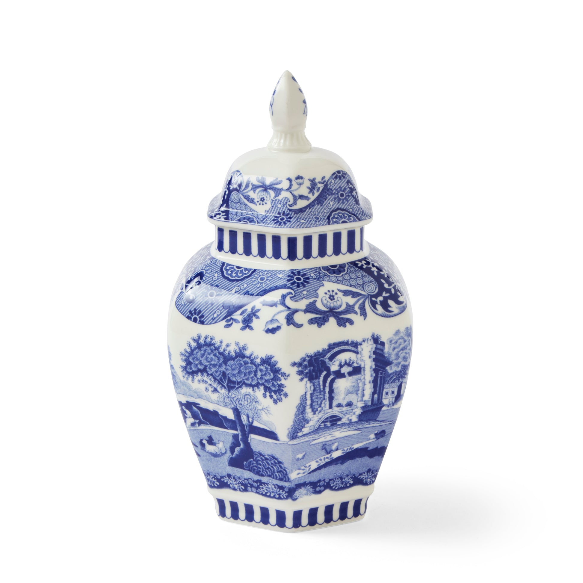Blue Italian Mini Vase – Porcelain Decorative Floral Vase dinnerware CasaFenix