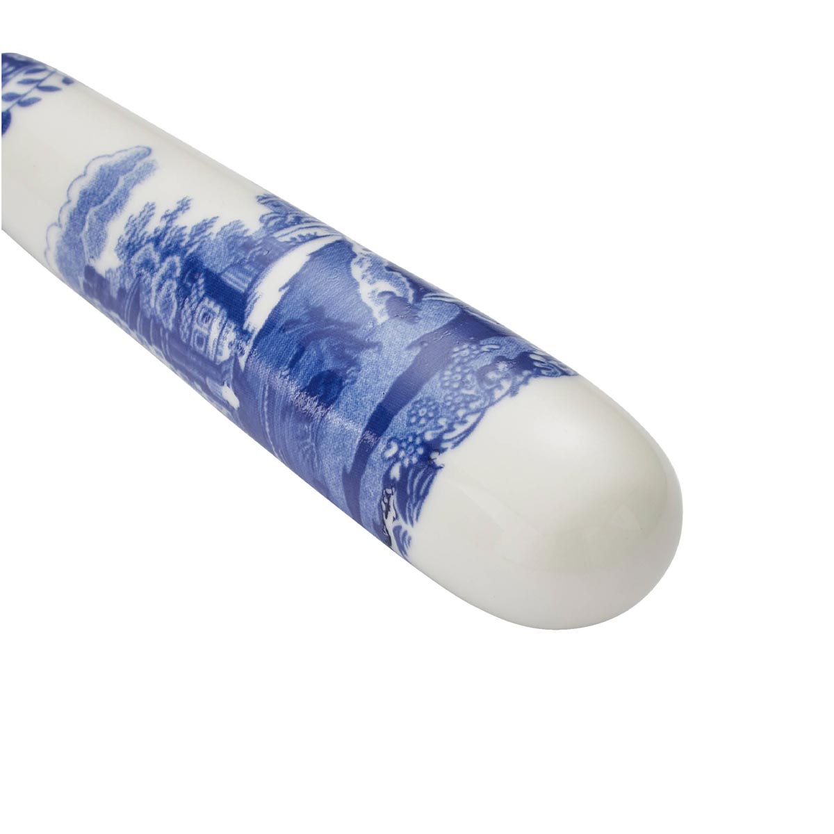 Blue Italian Cake Slice – Porcelain Cake Server with Blue Italian Design dinnerware CasaFenix