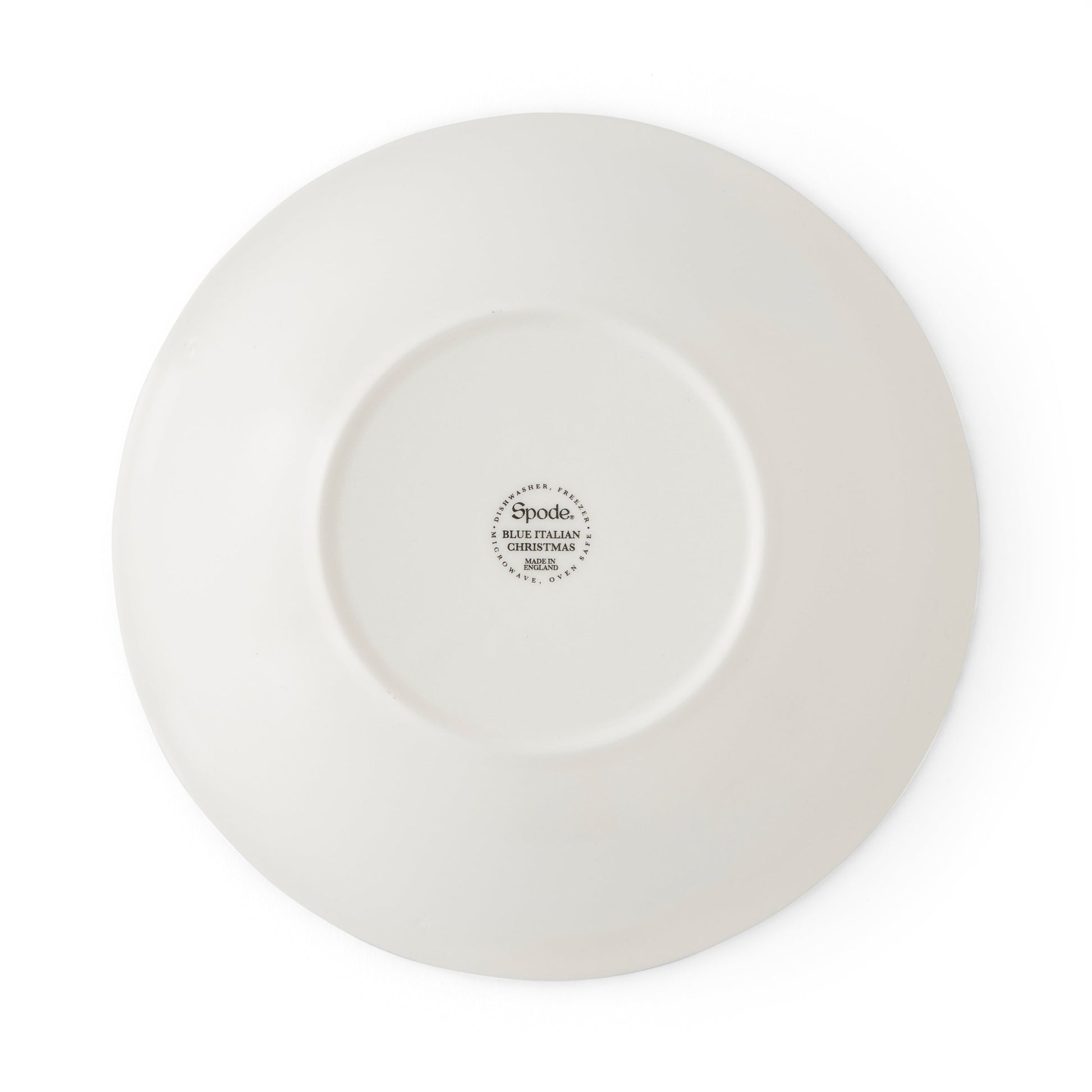 Blue Italian Christmas Set of 4 Bowls – Festive Blue Italian Pattern dinnerware CasaFenix