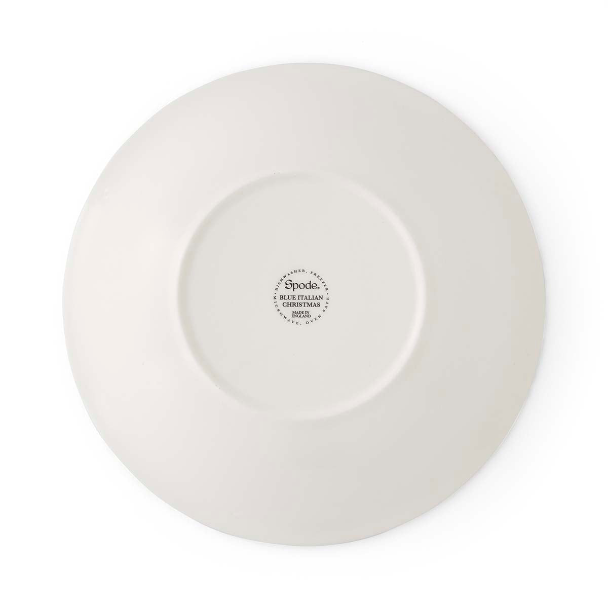 Blue Italian Christmas Set of 4 Bowls – Festive Blue Italian Pattern dinnerware CasaFenix